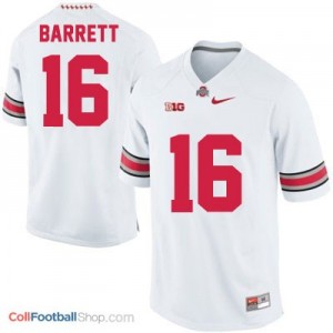 J.T. Barrett Ohio State Buckeyes #16 Football Jersey - White