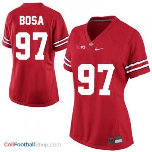 Joey Bosa Ohio State Buckeyes #97 Women's Football Jersey - Red