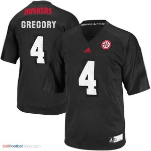 Randy Gregory Nebraska Cornhuskers #4 Football Jersey - Black
