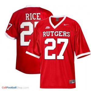 Ray Rice Rutgers Scarlet Knights #27 Youth Football Jersey - Red