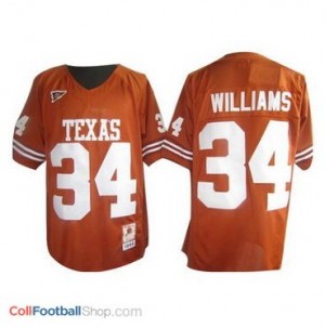 Ricky Williams Texas Longhorns #34 Football Jersey - Orange