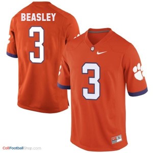 Vic Beasley Clemson Tigers #3 Football Jersey - Orange