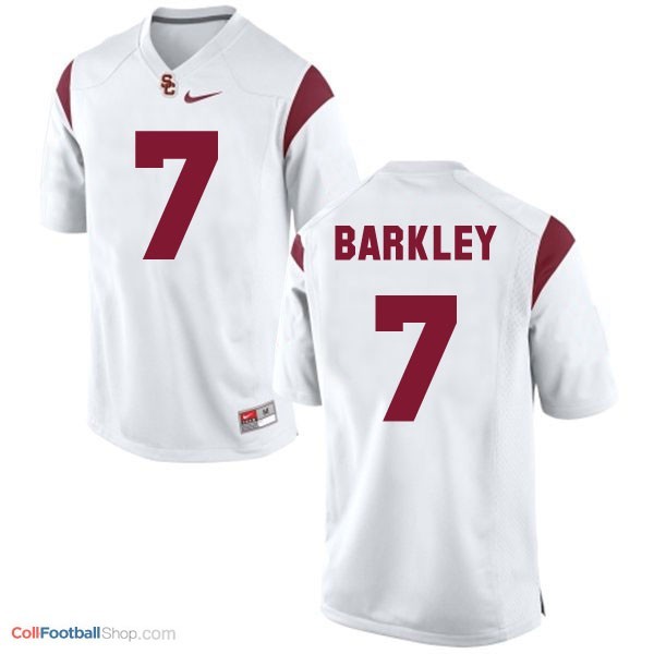 Matt Barkley USC Trojans #7 Youth Football Jersey - White
