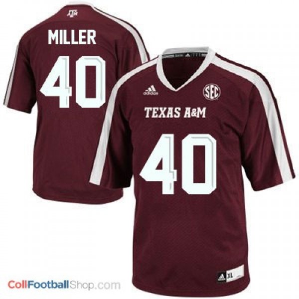 Von Miller Texas A&M Aggies #40 Youth Football Jersey - Maroon Red